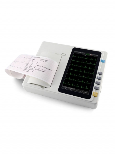 Трехканальный электрокардиограф Kardial ECG 301, 12 электродов-2